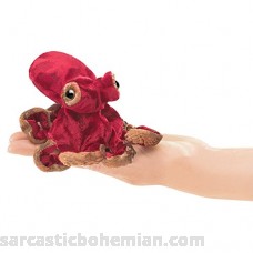Folkmanis Mini Red Octopus Finger Puppet B07579219M